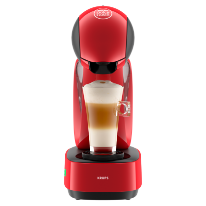 Передній вид кавомашини Infinissima® - Червона NESCAFÉ® Dolce Gusto®