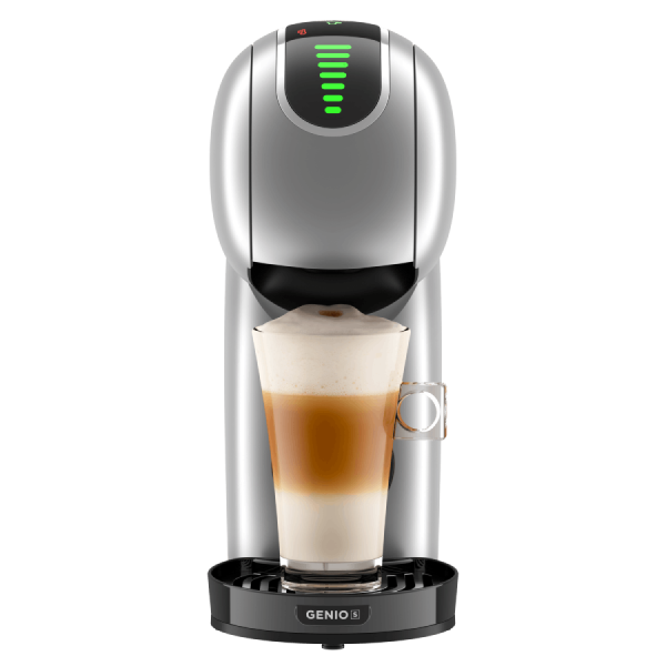 Передній вид кавомашини Genio S Touch - Срібна NESCAFÉ® Dolce Gusto®