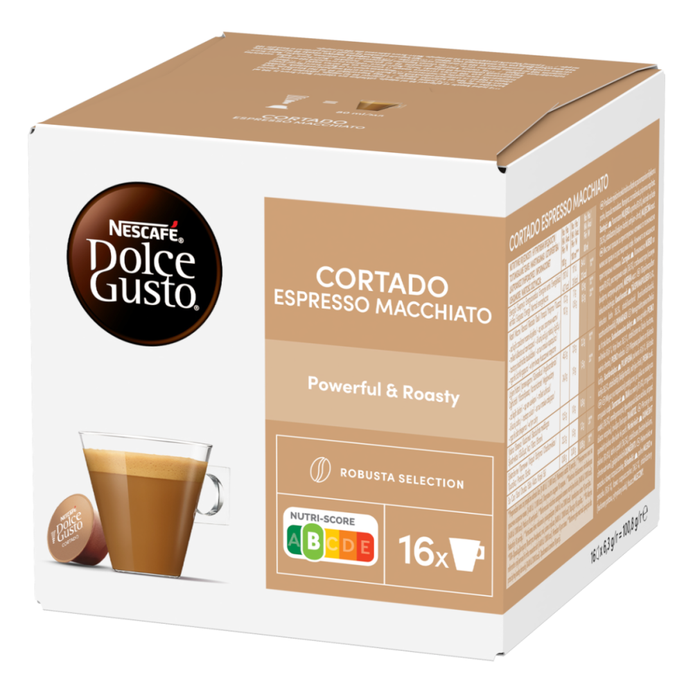 Кава Кортадо (Cortado) Еспресо Мак'ято | NESCAFÉ® Dolce Gusto