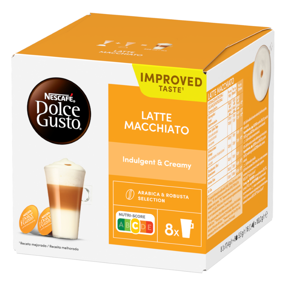 Кава в капсулах Latte Macchiato - NESCAFÉ® Dolce Gusto®