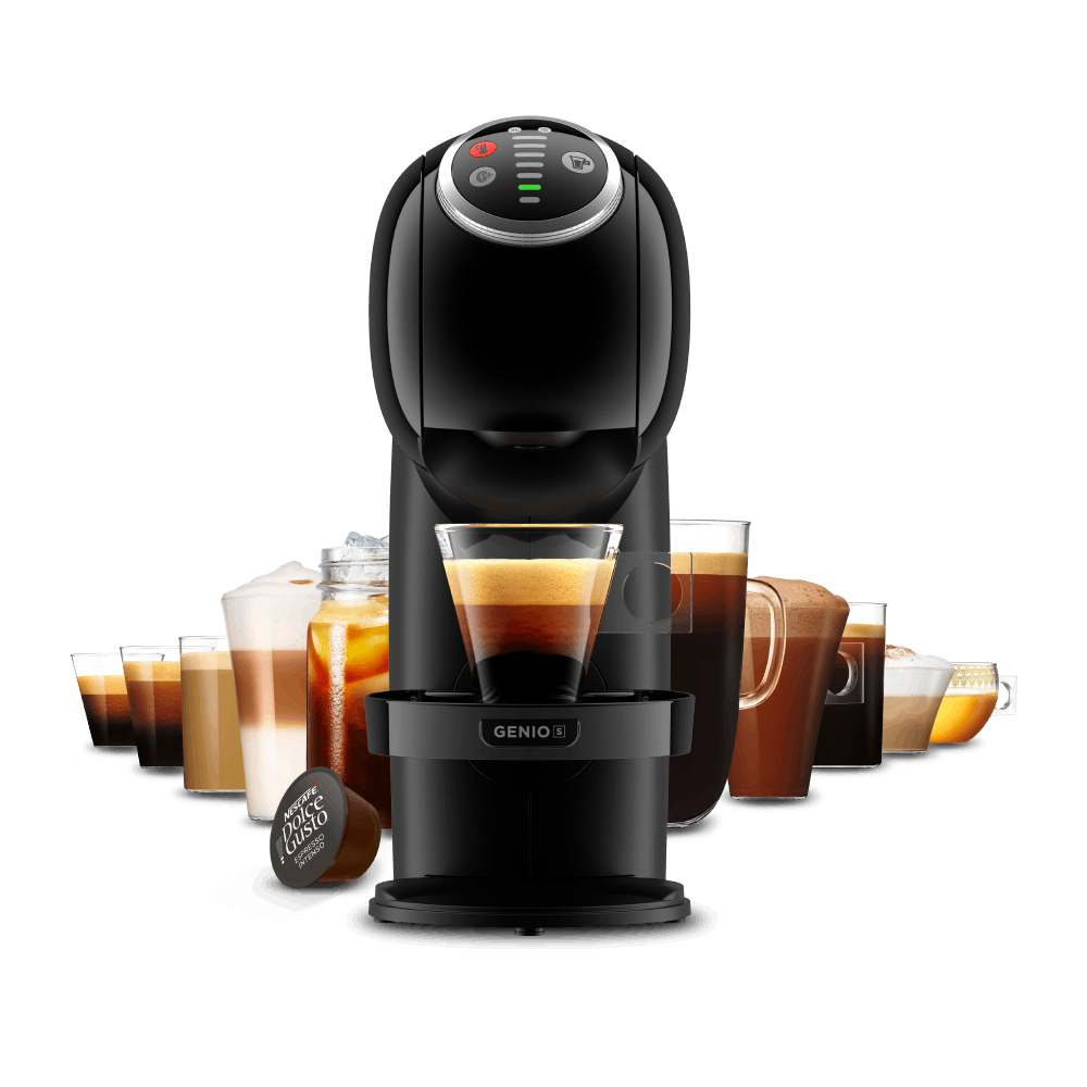 Капсульна кавоварка Genio S Plus Krups® Чорна | NESCAFÉ® Dolce Gusto®